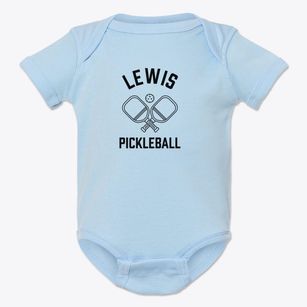 Lewis Florida Pickleball Baby Onesie