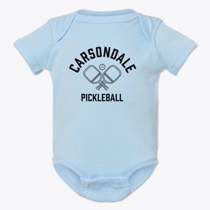 Carsondale Maryland Pickleball Baby Onesie