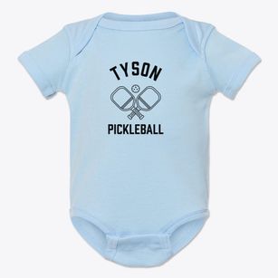 Tyson Missouri Pickleball Baby Onesie