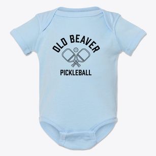 Old Beaver Idaho Pickleball Baby Onesie