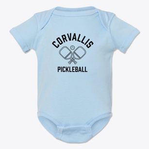 Corvallis Oregon Pickleball Baby Onesie