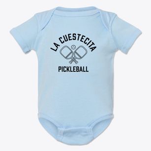 La Cuestecita New Mexico Pickleball Baby Onesie