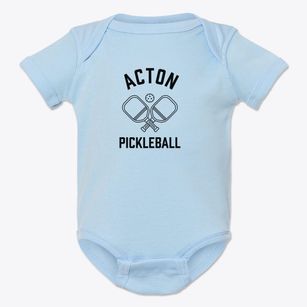 Acton New Jersey Pickleball Baby Onesie