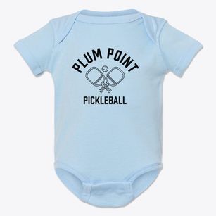 Plum Point Maryland Pickleball Baby Onesie