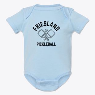 Friesland Minnesota Pickleball Baby Onesie