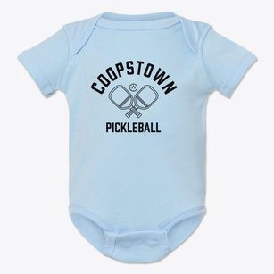 Coopstown Maryland Pickleball Baby Onesie