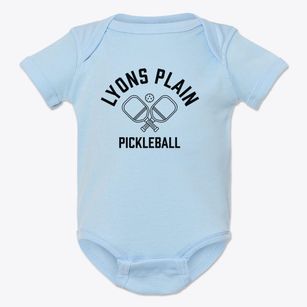 Lyons Plain Connecticut Pickleball Baby Onesie
