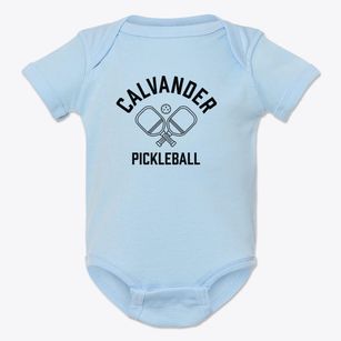 Calvander North Carolina Pickleball Baby Onesie