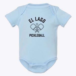 El Lago Texas Pickleball Baby Onesie