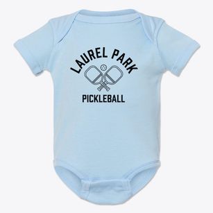 Laurel Park North Carolina Pickleball Baby Onesie