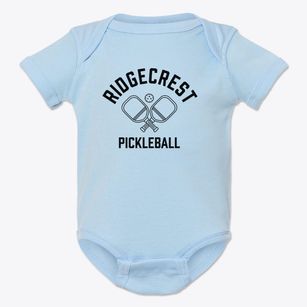 Ridgecrest California Pickleball Baby Onesie