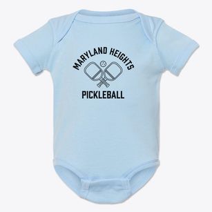 Maryland Heights Missouri Pickleball Baby Onesie