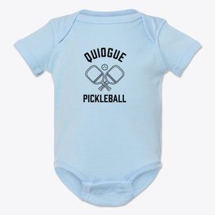 Quiogue New York Pickleball Baby Onesie