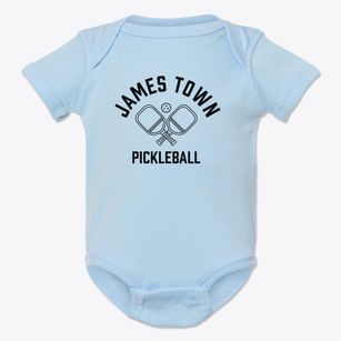 James Town Wyoming Pickleball Baby Onesie