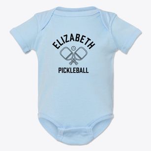 Elizabeth Louisiana Pickleball Baby Onesie