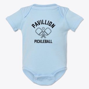 Pavillion Wyoming Pickleball Baby Onesie