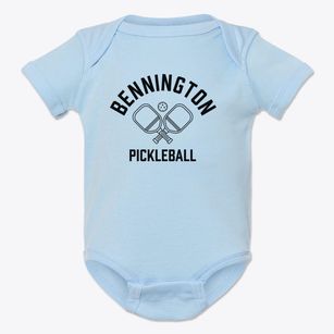 Bennington Vermont Pickleball Baby Onesie