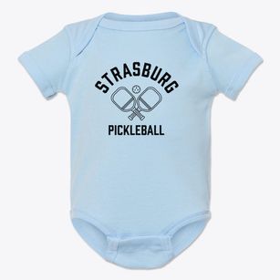 Strasburg Missouri Pickleball Baby Onesie