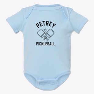Petrey Alabama Pickleball Baby Onesie