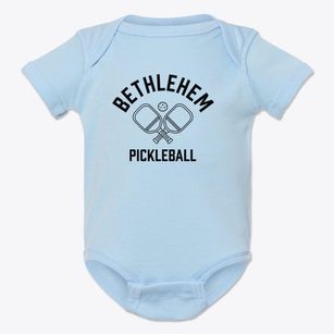 Bethlehem New Jersey Pickleball Baby Onesie