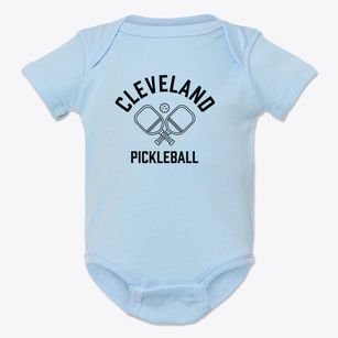 Cleveland Mississippi Pickleball Baby Onesie