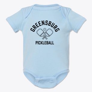 Greensburg Indiana Pickleball Baby Onesie