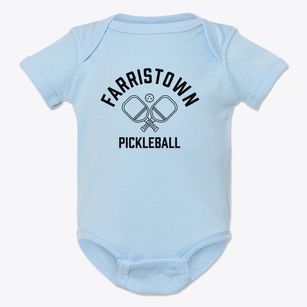 Farristown Kentucky Pickleball Baby Onesie