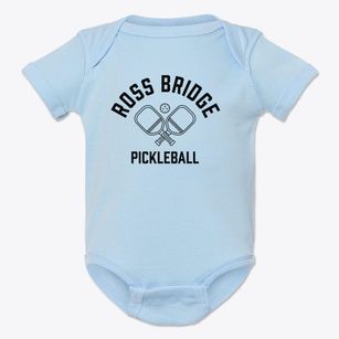 Ross Bridge Missouri Pickleball Baby Onesie