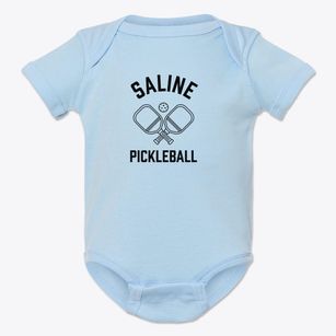 Saline Michigan Pickleball Baby Onesie