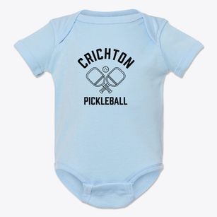 Crichton West Virginia Pickleball Baby Onesie