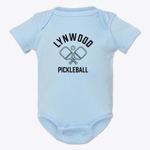 Lynwood California Pickleball Baby Onesie