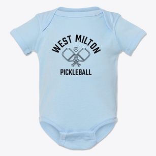 West Milton New York Pickleball Baby Onesie