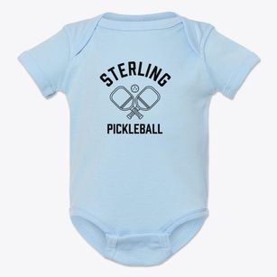 Sterling Massachusetts Pickleball Baby Onesie