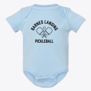 Barnes Landing New York Pickleball Baby Onesie