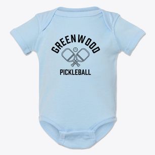 Greenwood South Dakota Pickleball Baby Onesie
