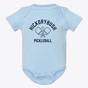Hickorybush New York Pickleball Baby Onesie