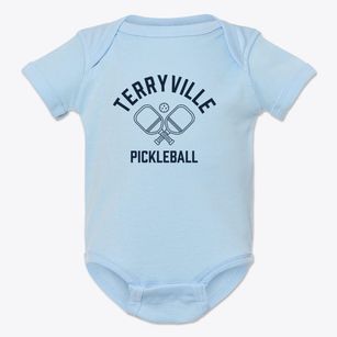 Terryville Connecticut Pickleball Baby Onesie