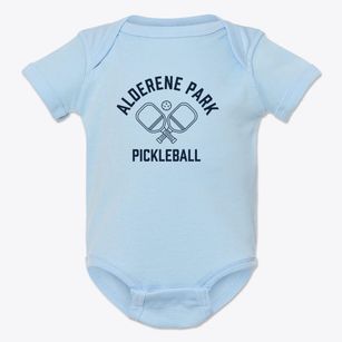 Alderene Park Florida Pickleball Baby Onesie