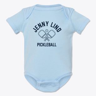 Jenny Lind North Carolina Pickleball Baby Onesie