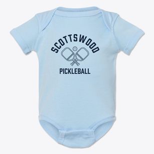 Scottswood Virginia Pickleball Baby Onesie