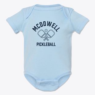 Mcdowell Illinois Pickleball Baby Onesie