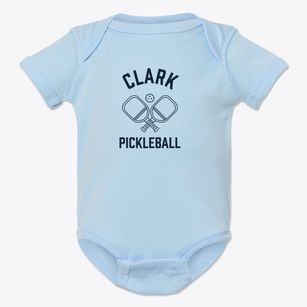 Clark North Carolina Pickleball Baby Onesie