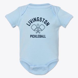 Livingston Alabama Pickleball Baby Onesie