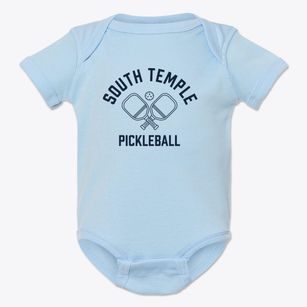 South Temple Pennsylvania Pickleball Baby Onesie