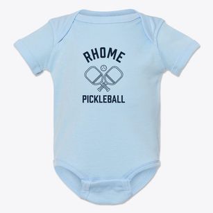 Rhome Texas Pickleball Baby Onesie