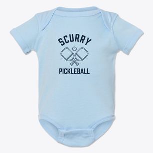 Scurry Texas Pickleball Baby Onesie