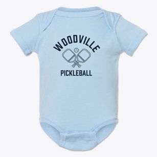 Woodville Alabama Pickleball Baby Onesie