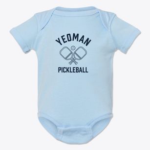 Yeoman Indiana Pickleball Baby Onesie