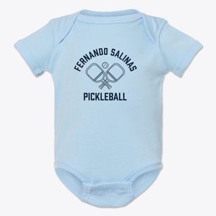 Fernando Salinas Texas Pickleball Baby Onesie