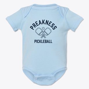 Preakness New Jersey Pickleball Baby Onesie